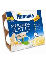 HUMANA MERENDA BANANA 4X100G