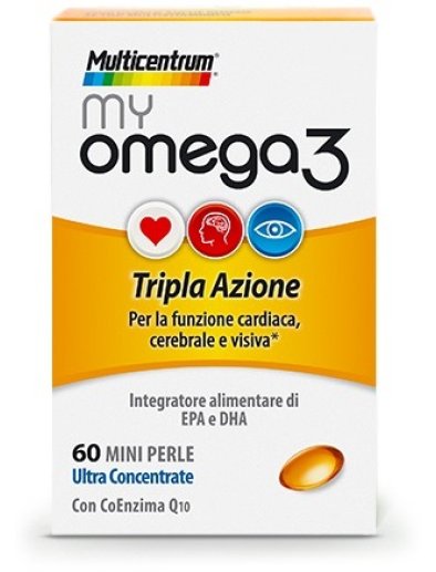 Multicentrum MyOmega3 Integratore 60 Mini Perle