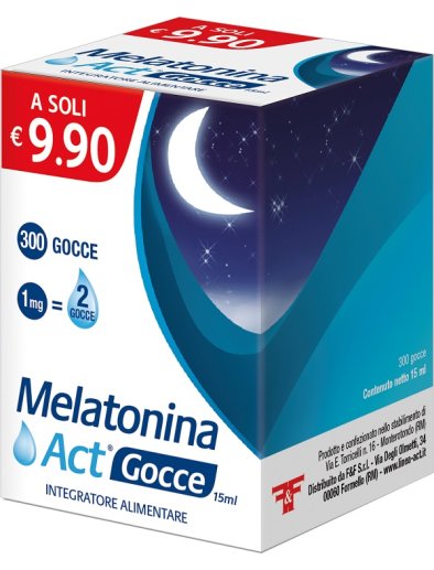 MELATONINA ACT INTEGRATORE 1MG GOCCE 15ML
