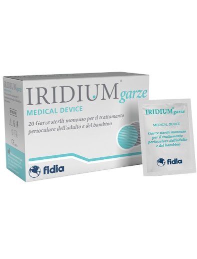 IRIDIUM GARZA OCULARE MEDICATA IN TESSUTO NON TESSUTO 20 PEZZI