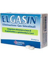 Elgasin Integratore Eliminazione Gas-Benessere Intestinale 30 Compresse
