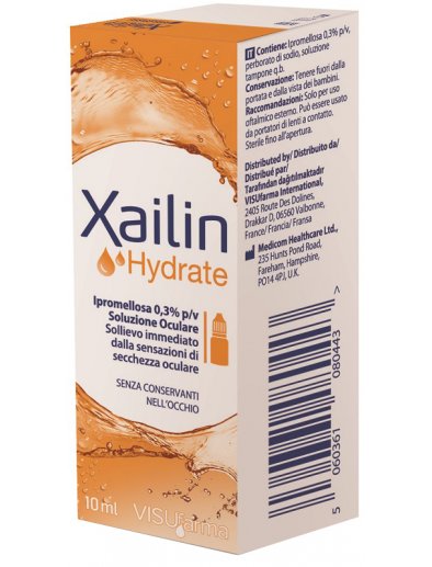 XAILIN HYDRATE GOCCE OCUL 10ML