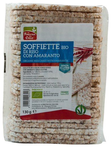 SOFFIETTE RISO AMARANTO BIO