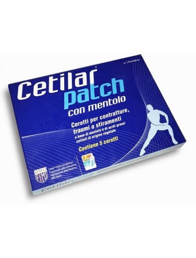 CEROTTO MONOUSO CETILAR PATCH CON MENTOLO 5 PEZZI