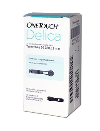 LANCETTE PUNGIDITO ONETOUCH DELICA 25 PEZZI