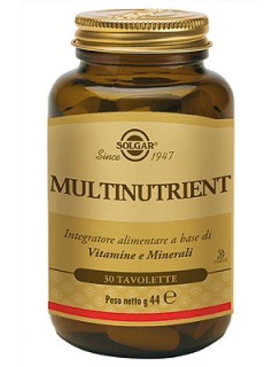 MULTINUTRIENT SOLGAR 30TAV