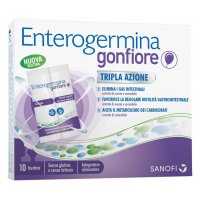 Enterogermina Gonfiore Integratore 10 Bustine Bipartite