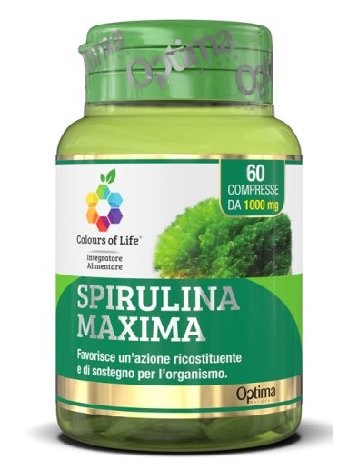 SPIRULINA MAXIMA 60CPR COLOURS