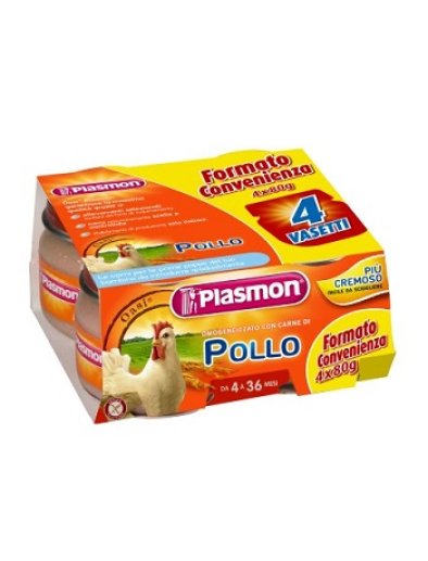 PLASMON OMOG POLLO 4X80G