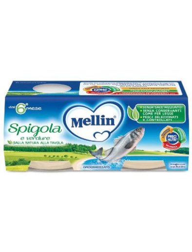 MELLIN OMOG SPIGOLA 2X80G