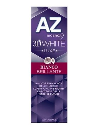 DENTIFRICIO AZ 3D WHITE LUXE BIANCO BRILLANTE 75 ML