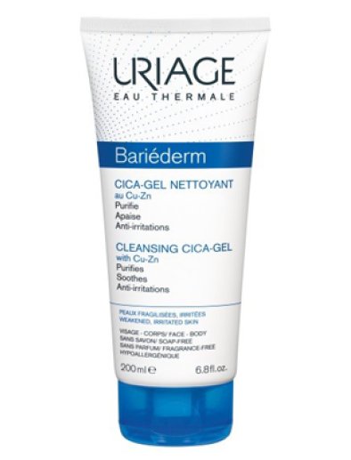 URIAGE BARIEDERM CICA-GEL DETERGENTE LENITIVO CON ZINCO 200 ML