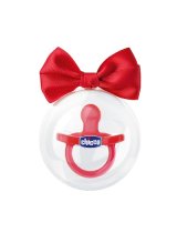 CHICCO GOMMOTTO ROSSO IN SILICONE 0-6 MESI