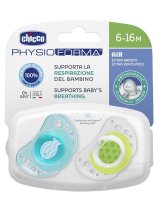 CHICCO SUCCHIETTO AIR BOY IN SILICONE 6-16 MESI 2 PEZZI