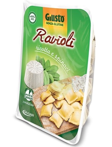 GIUSTO S/G RAVIOLI RICOTTA/SPI