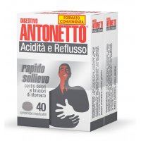 Digestivo Antonetto acidità e Reflusso Bipacco 2x40 compresse