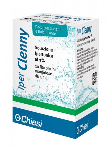 IPER CLENNY SOLUZIONE IPERTONICA DECONGESTIONANTE 20 FLACONI MONODOSE 2 ML