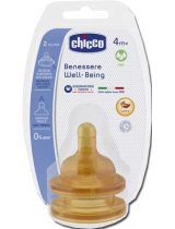 CHICCO TETTARELLA WELL BEING 4 MESI+ FAST LATTICE 2 PEZZI