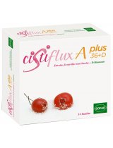 Cistiflux A Plus 36 +D Integratore Mirtillo Rosso per Cistite 14 Bustine