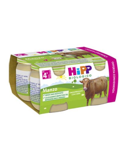 HIPP BIO OMOG MANZO 4X80G