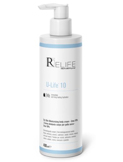 U-LIFE 10 CREMA IDRATANTE CORPO PER PELLE SECCA 400 ML
