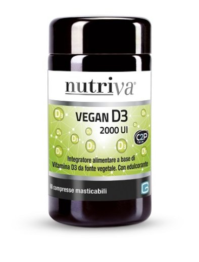 NUTRIVA VEGAN D3 60CPR 2000UI