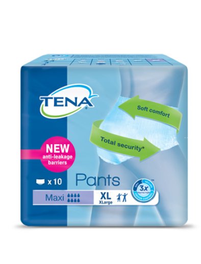 PANNOLONE PULL UP TENA PANTS MAXI TAGLIA EXTRA LARGE 10 PEZZI