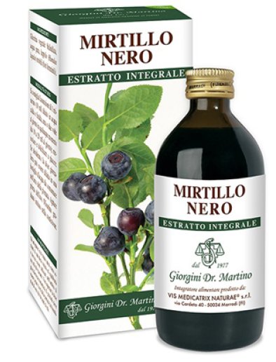MIRTILLO NERO ESTR INTEGR200ML