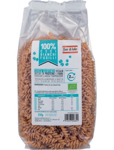 FUSILLI CECI BIANCHI BIO 250G