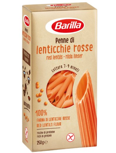 BARILLA PENNE LENTIC ROS 250G