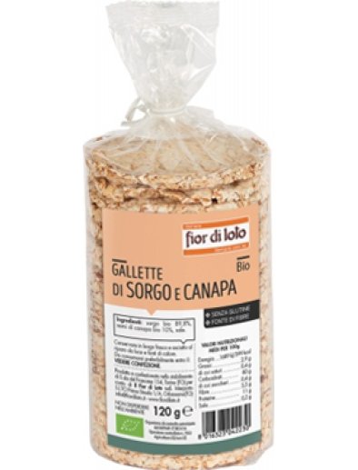 GALLETTE SORGO E CANAPA 120G