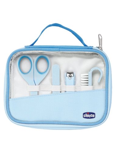 CHICCO SET UNGHIE BAMBINO AZZURRO-VERDE