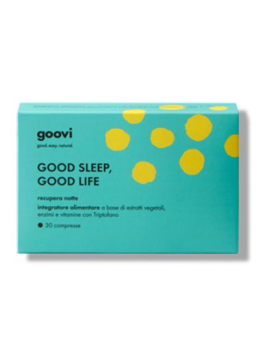 GOOVI INTEGRATORE RECUPERO NOTTE CON RHODIOLA 30 CPR