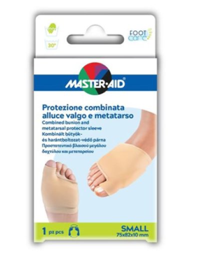 PROTEZIONE MASTER-AID PER ALLUCE VALGO E METATARSO S 1 PEZZO