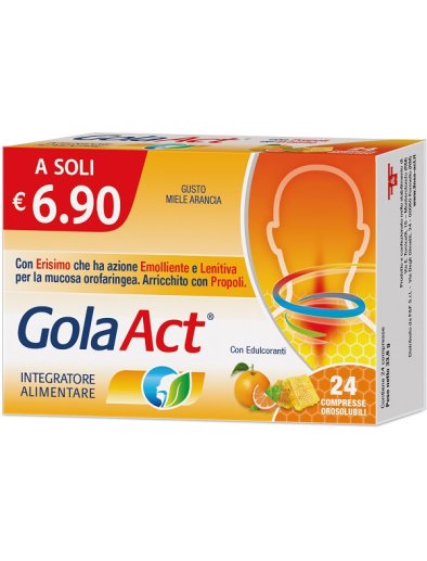 GOLA ACT MIELE ARANCIA 24CPR