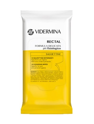 VIDERMINA RECTAL SALVIETTE15PZ