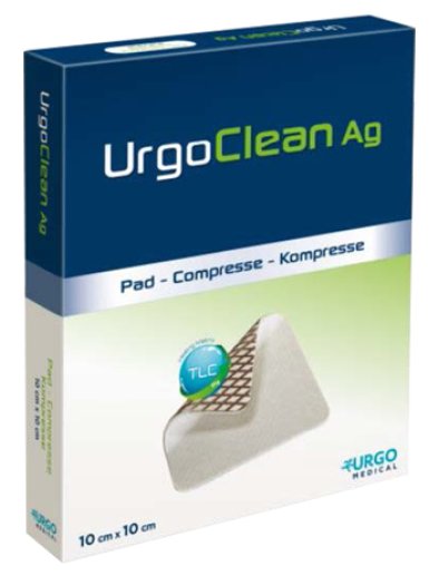 URGOCLEAN AG/SILVER 10X10 5PZ