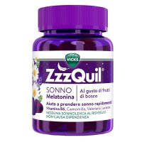 ZzzQuil Natura Integratore Sonno Melatonina 30 Pastiglie Gommose Frutti Di Bosco ZzzQuil Natura Integratore Sonno Melatonina 30 Pastiglie Gommose Frutti Di Bosco