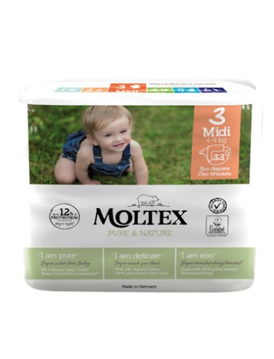 MOLTEX PURE&NATURE MD 4-9KG T3