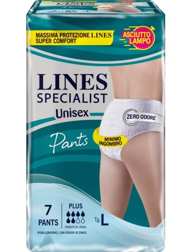 LINES SPEC PANTS UNI PLUS L 7P