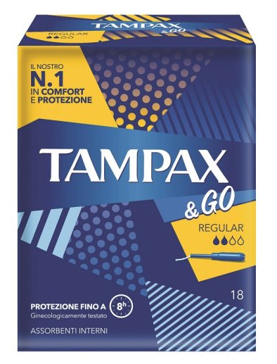 TAMPAX&GO REGULAR 18PZ