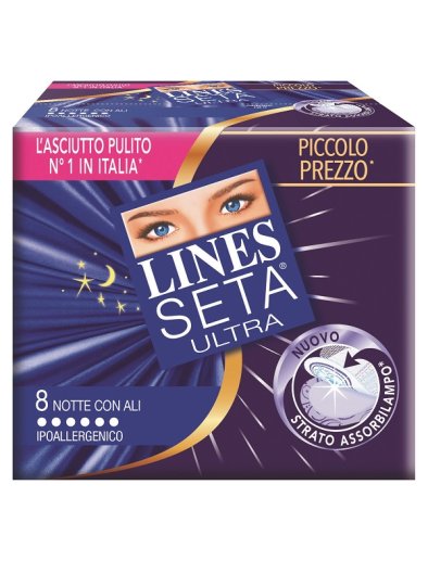 LINES SETA ULTRA NOTTE ALI 10P