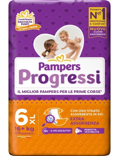 PAMPERS PROGRESSI XL 17PZ