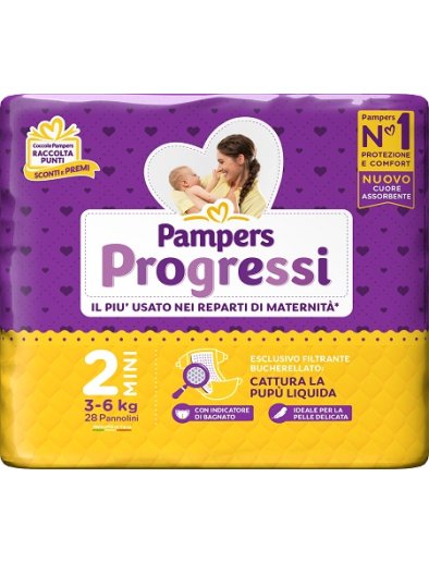 PAMPERS PROGRESSI MINI 30PZ