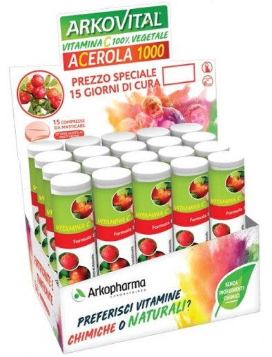 ARKOVITAL ACEROLA 1000 15CPR