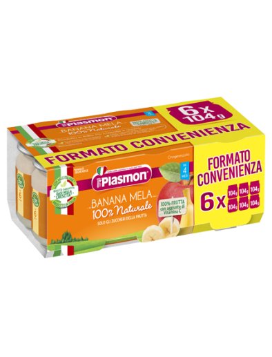 PLASMON OMOG BANANA/MELA6X104G