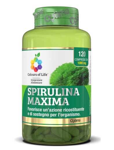SPIRULINA MAXIMA 120CPR COLOUR