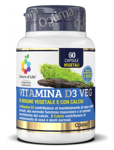 VITAMINA D3 VEG 60CPS COLOURS