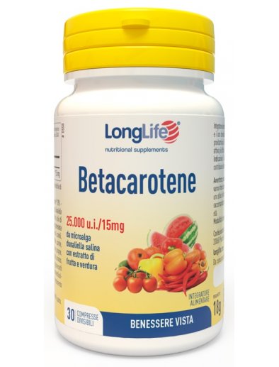 LONGLIFE BETACAROTENE 30CPR