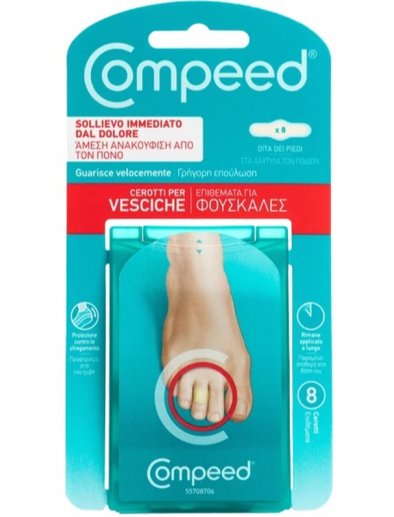 COMPEED VESCICHE DITA PIED 8PZ